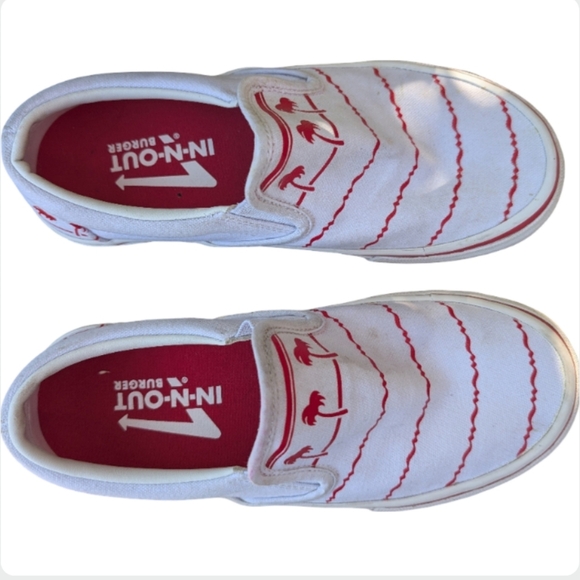 In-Out-Burger Drink Cup Sneakers RARE Burger Collectible Slip-On 6.5 - Picture 10 of 12